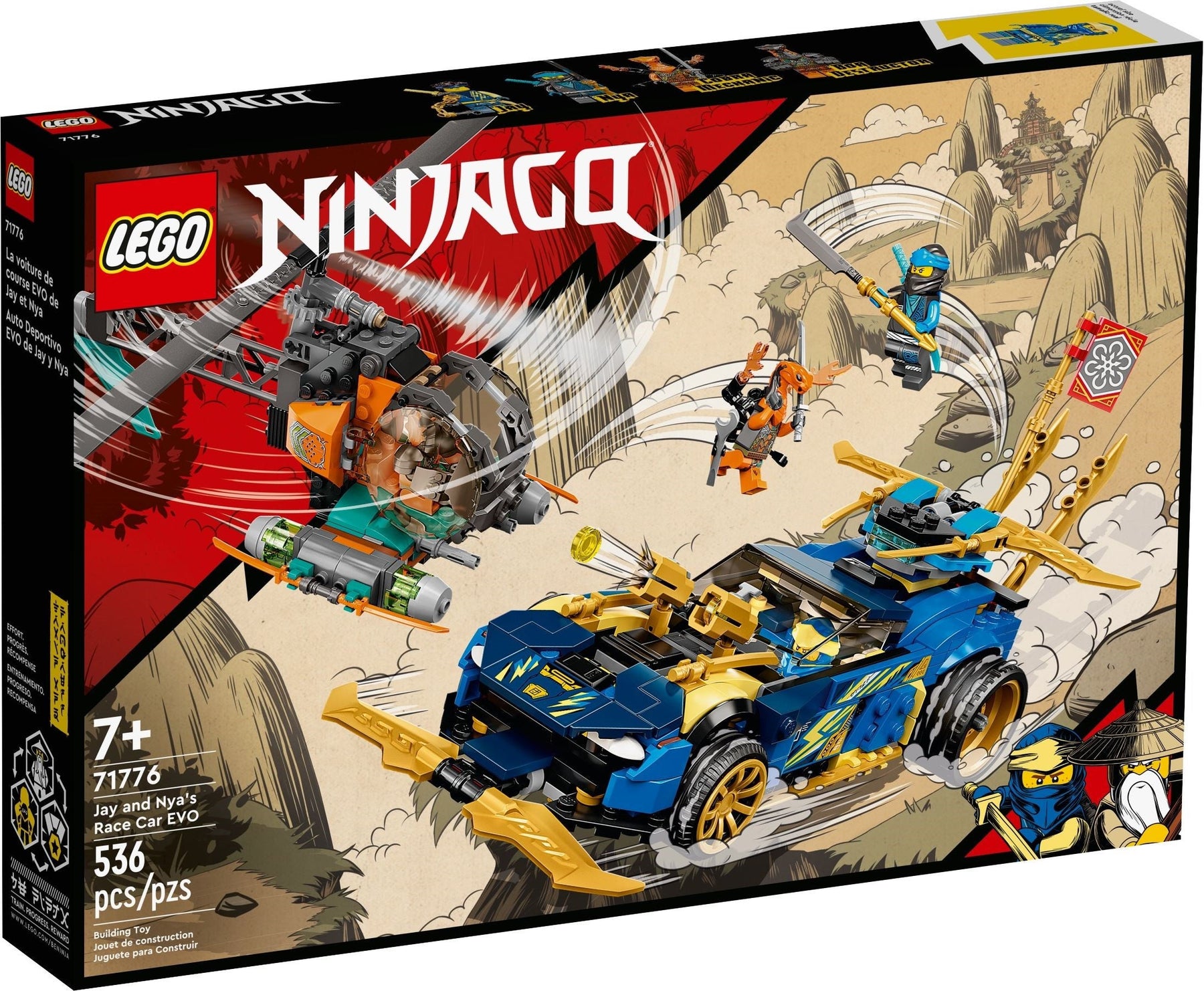 LEGO 71776 NINJAGO Jay & Nya's Race Car EVO - SuperSaverAU - view 1