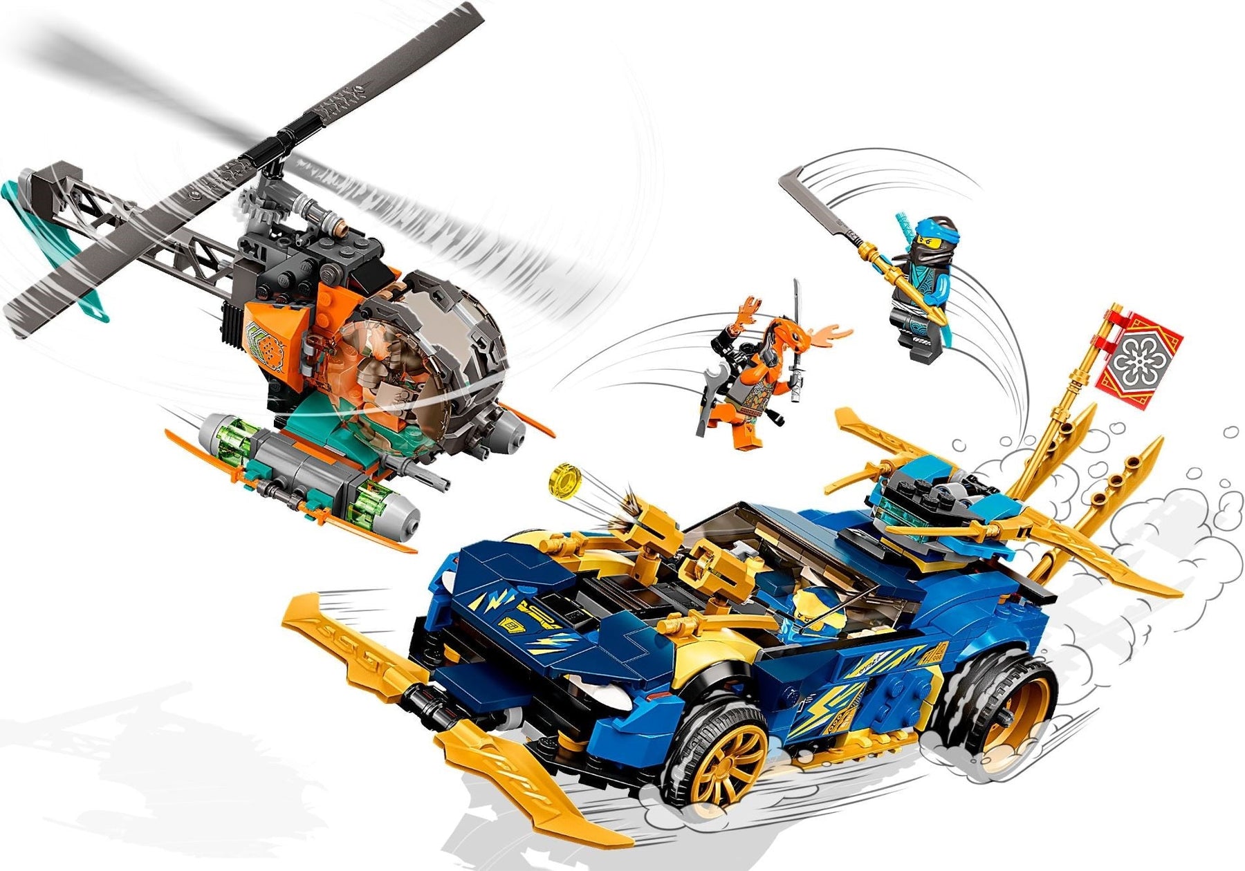 LEGO 71776 NINJAGO Jay & Nya's Race Car EVO - SuperSaverAU - view 6