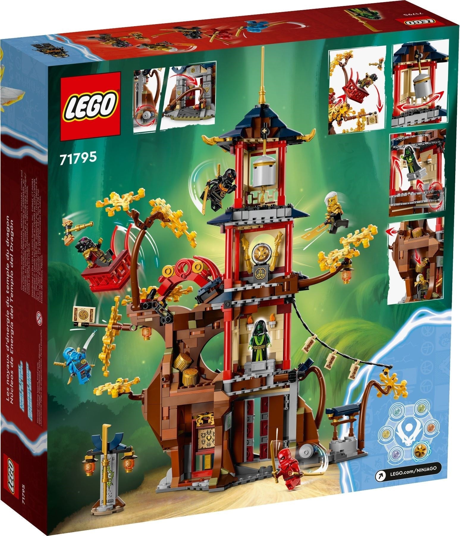 LEGO Ninjago Series 71795 Temple of the Dragon Energy Cores- Auzzi Store