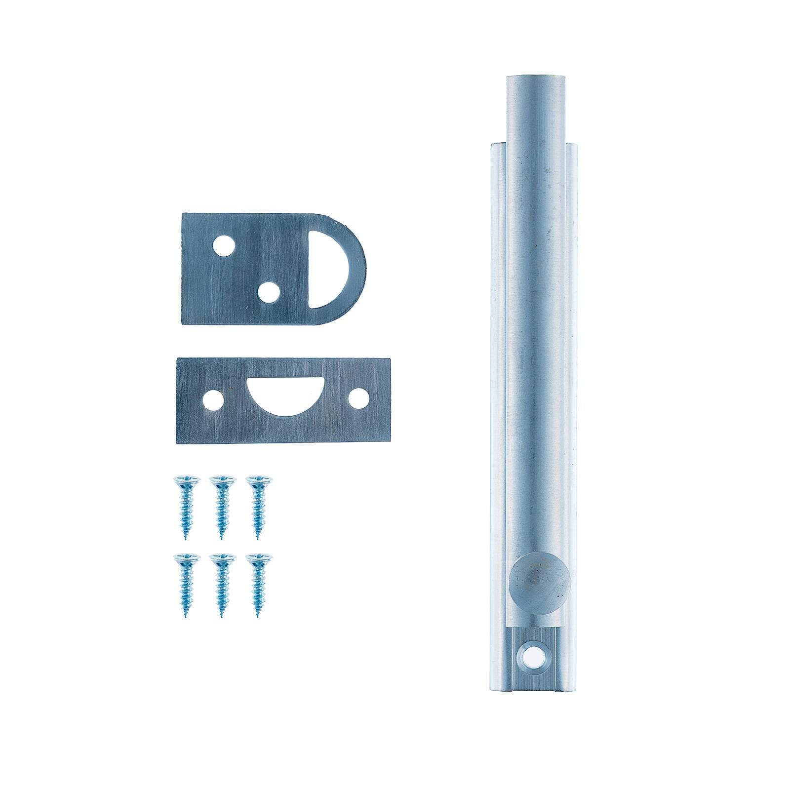Taskmaster 100mm Satin Chrome Solid Brass Surface Bolt