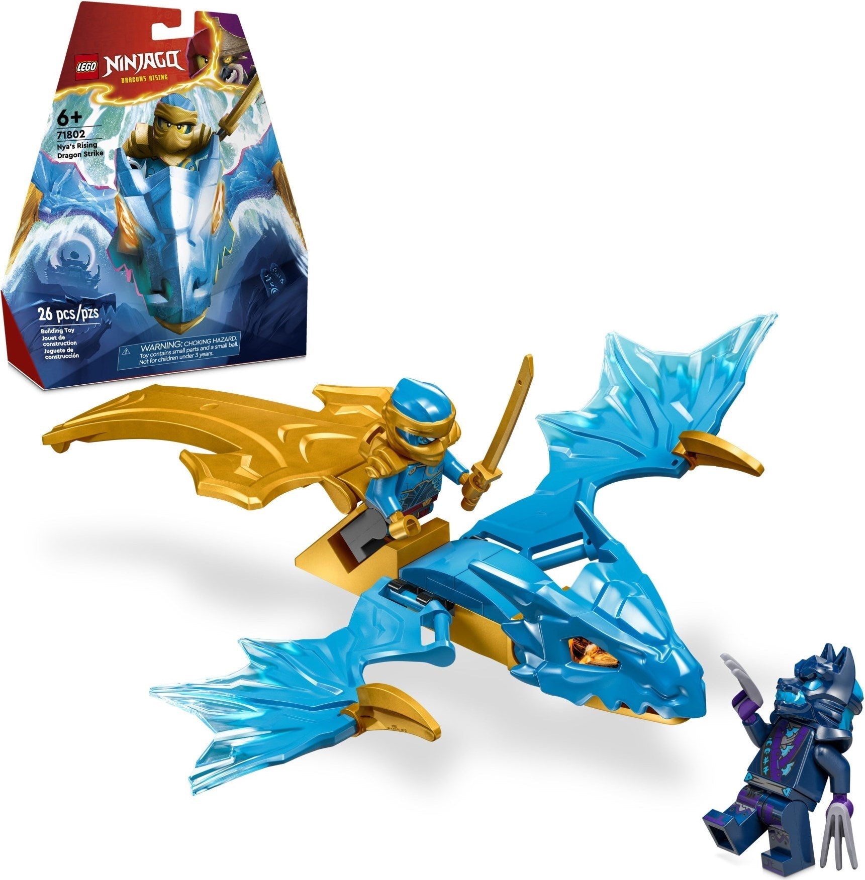 LEGO Ninjago 71802 Nya’s Rising Dragon Strike - SuperSaverAU - view 1