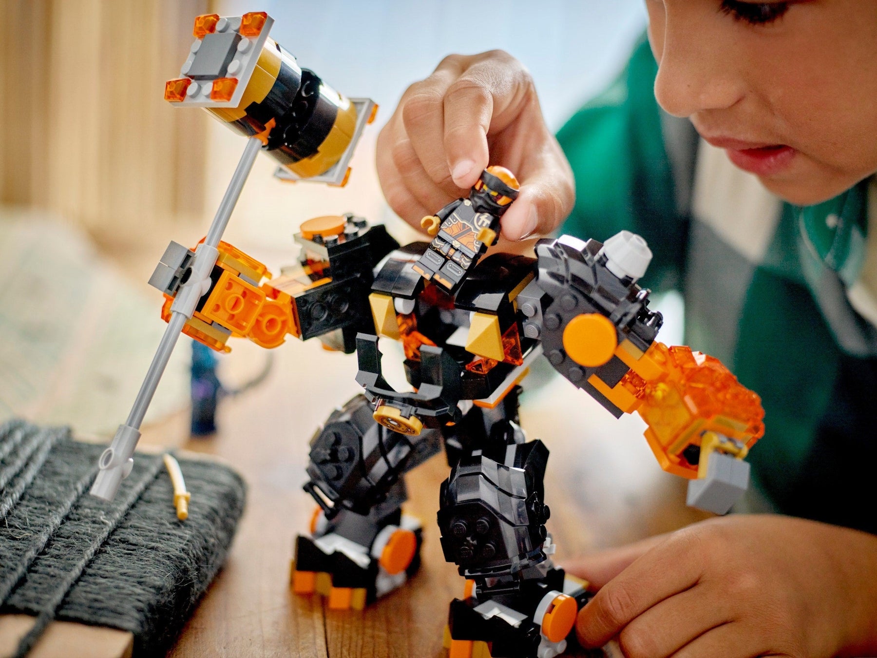 LEGO NINJAGO Series 71806 Cole's Elemental Earth Mech- Auzzi Store
