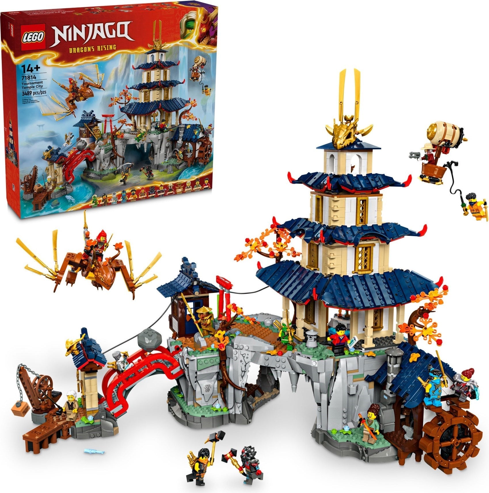 LEGO Ninjago 71814 Tournament Temple - SuperSaverAU - view 7