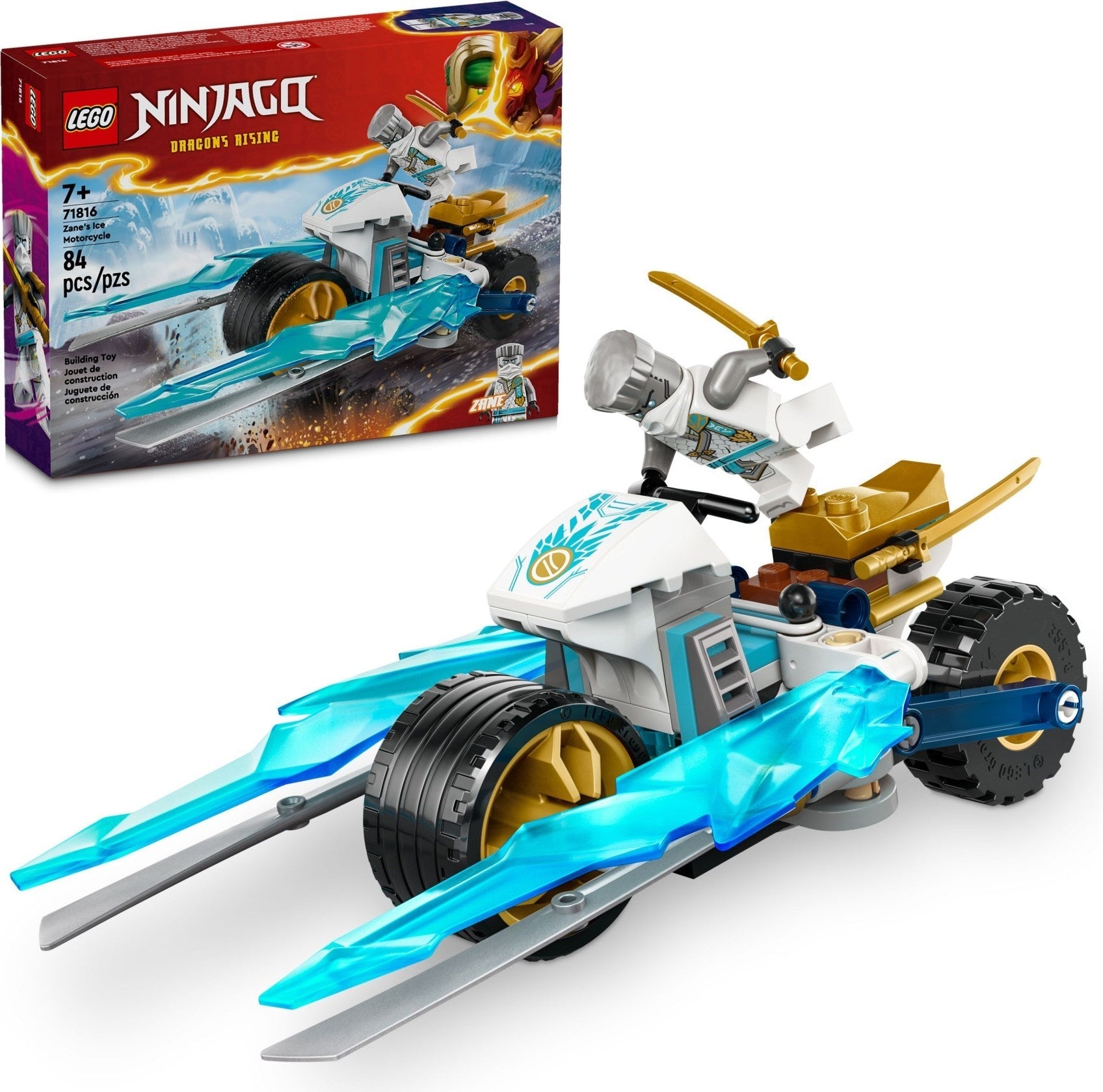 LEGO Ninjago 71816 Zane’s Ice Motorcycle - SuperSaverAU - view 4