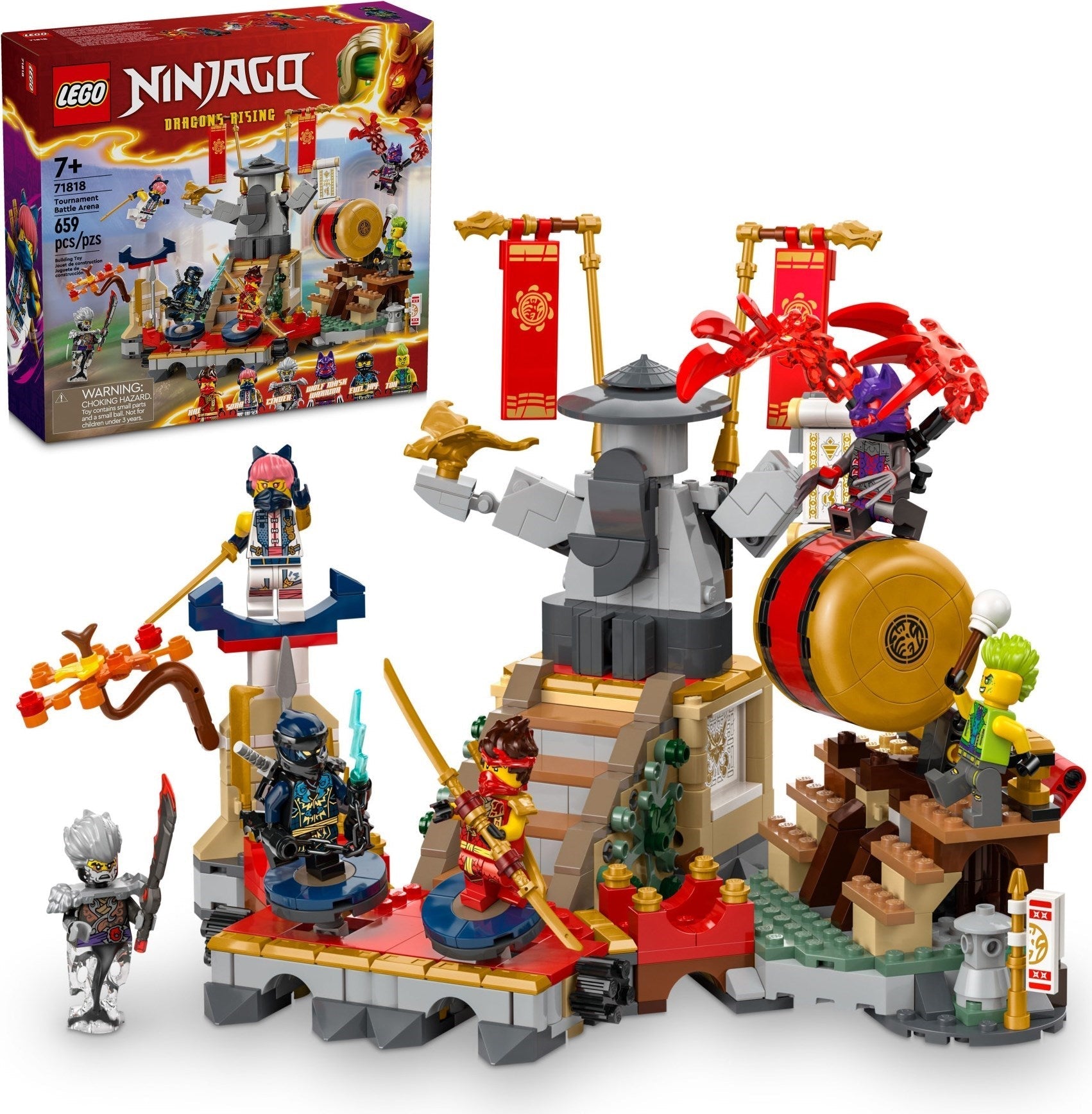 LEGO 71818 Ninjago Tournament Battle Arena - SuperSaverAU - view 6
