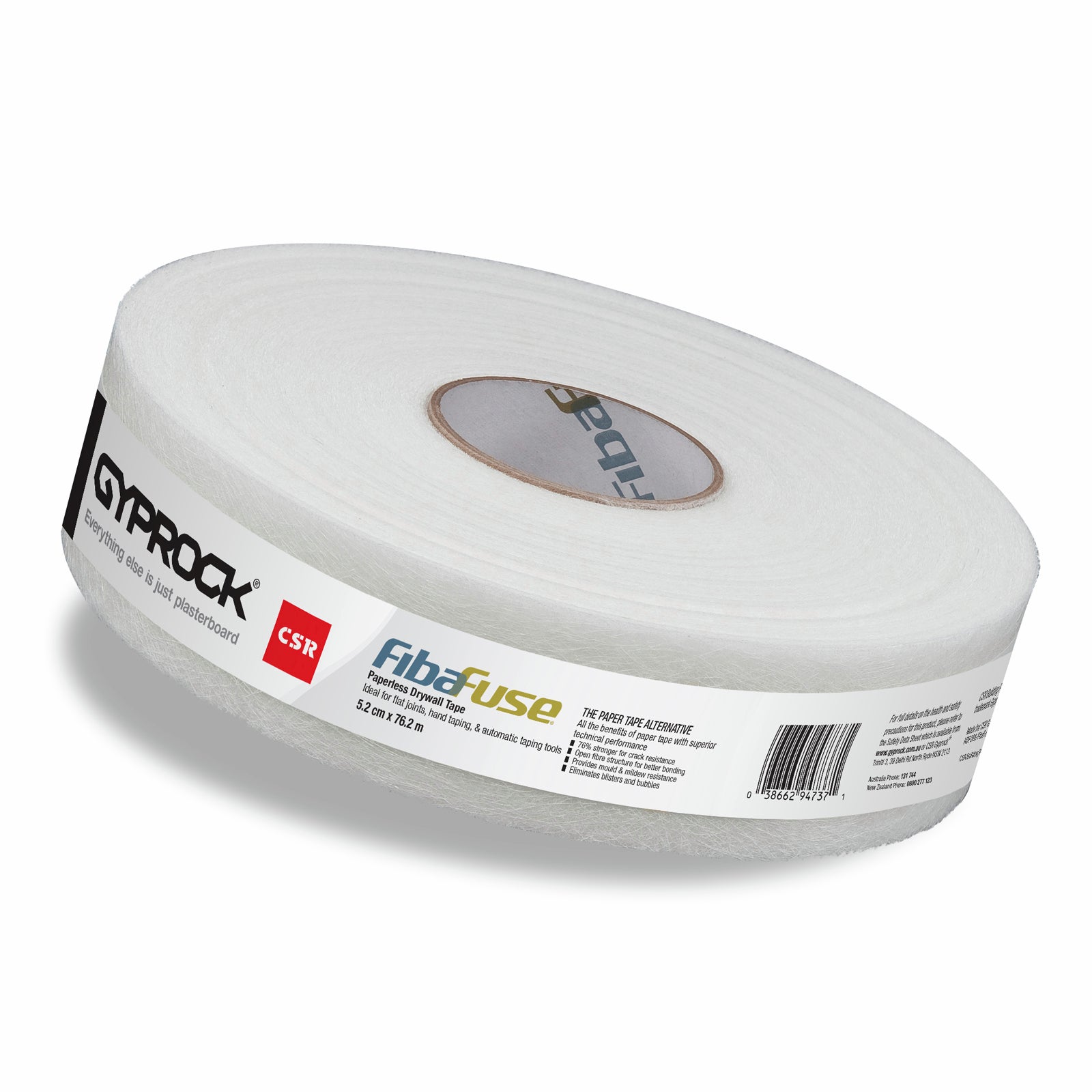 Gyprock CSR FibaFuse 72.4mm x 7.5m Glass Fibre Joint Tape