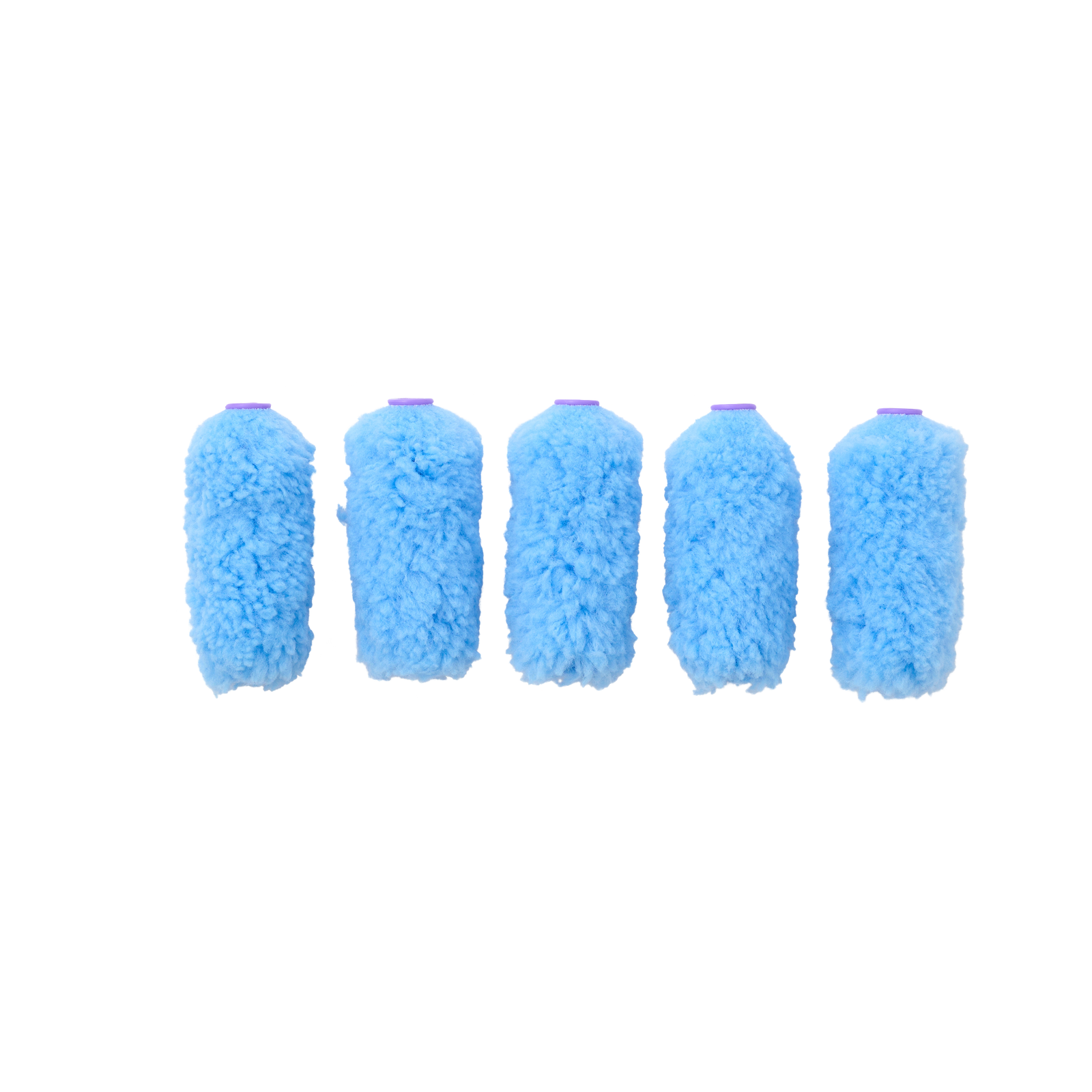 Monarch 100mm 20mm Nap Woven Polyester Rough & Textured Mini Rollers 5 Pack