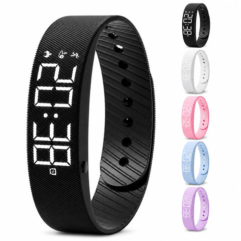 Silent Vibrating Alarm Wristband IP65 - Black