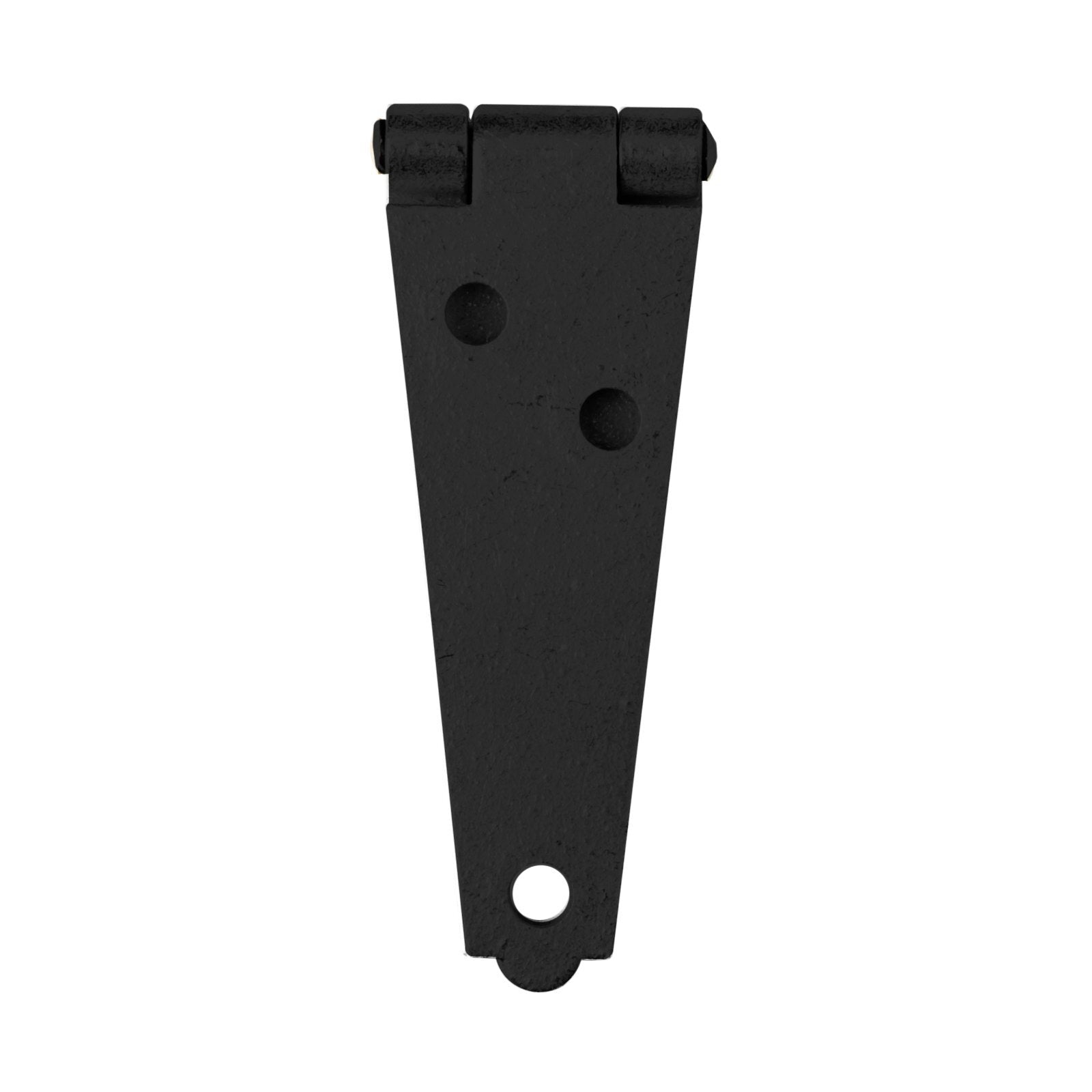 Pinnacle 75mm Matte Black Steel Strap Hinge - 2 Pack