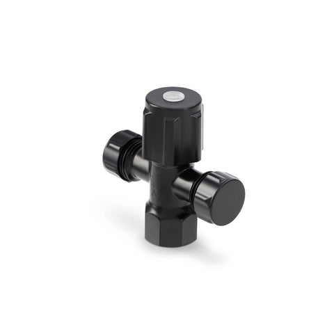 Brasshards 2 Way Cistern Tap - 15 x 15mm - Black Matt - Lead Free - Durable - SuperSaverAU - view 1