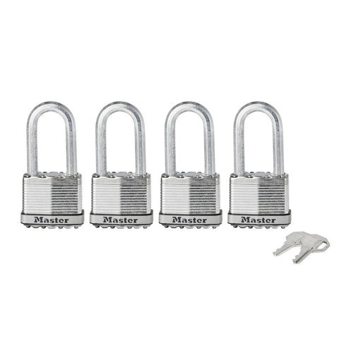 Master Lock Padlock - 51mm - Boron Carbide - Maximum Security 4 Pack - SuperSaverAU - view 1