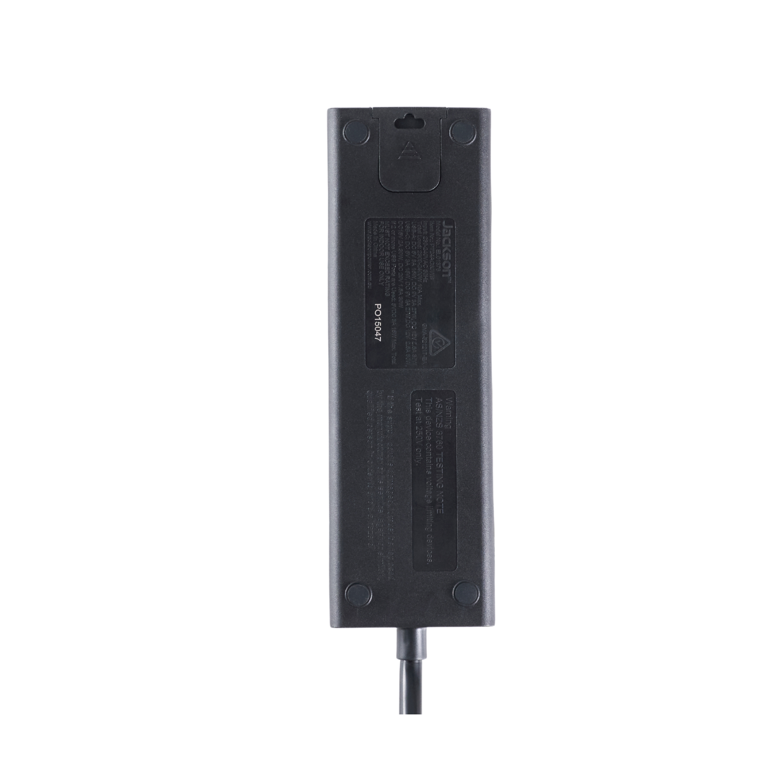 Jackson 2 Outlet Portable Powerboard, USB-A x2 & USB-C PD30W, 175J Surge, Black