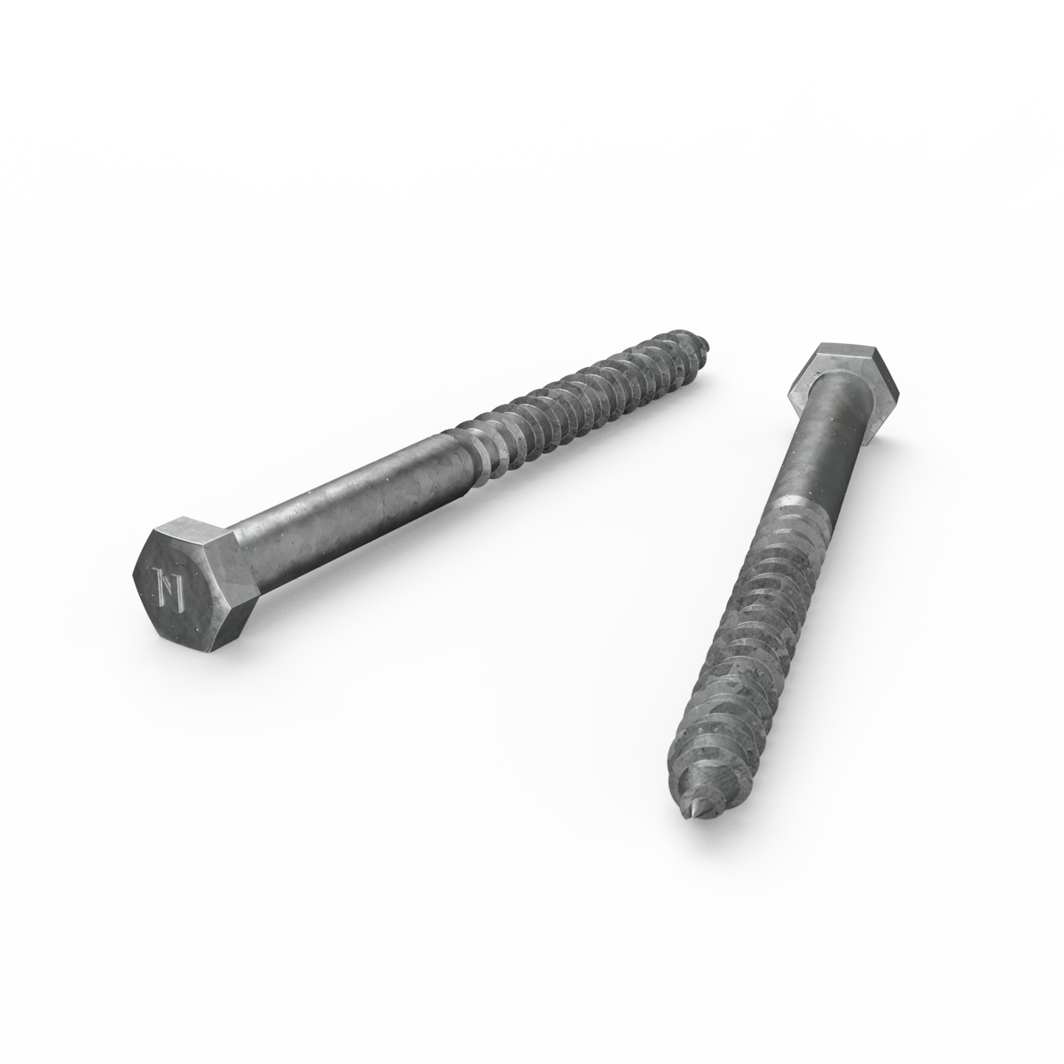 Zenith M12 Hex Head Coach Screws - 150mm - Hot Dip Galvanised - Heavy-Duty - SuperSaverAU - view 1