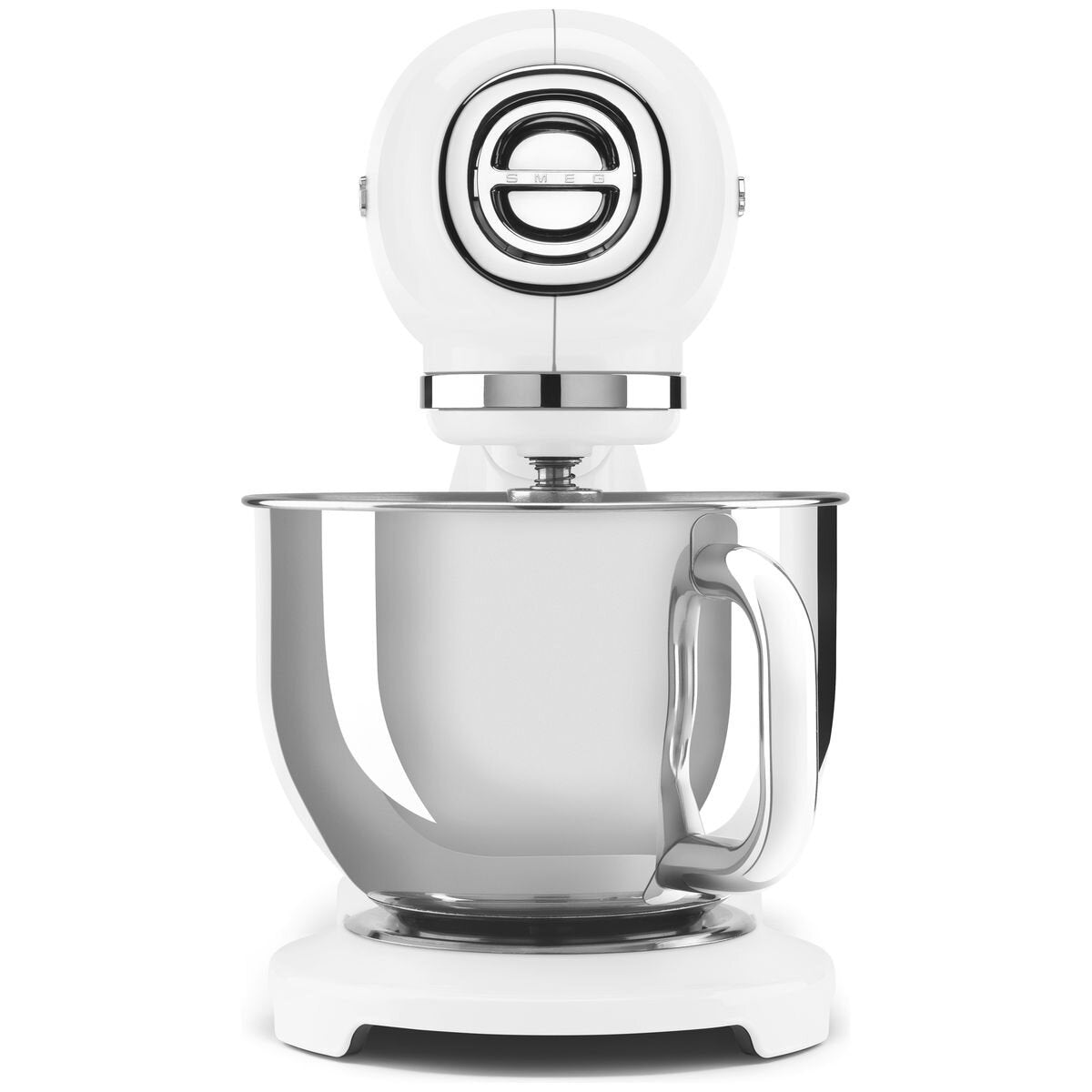 Smeg 50s retro style stand mixer 4.8L - White finish, 800W, 10 speeds, safety lock - SMF03WHAU