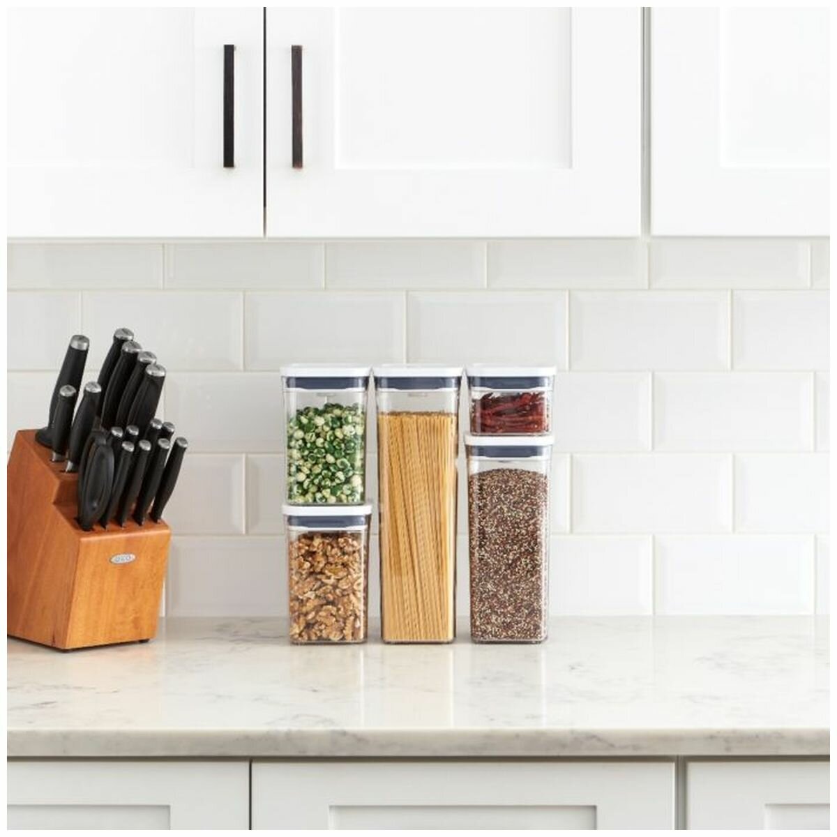 OXO Good Grips 5 Piece POP Container Set - Clear Food Storage Containers - 48536
