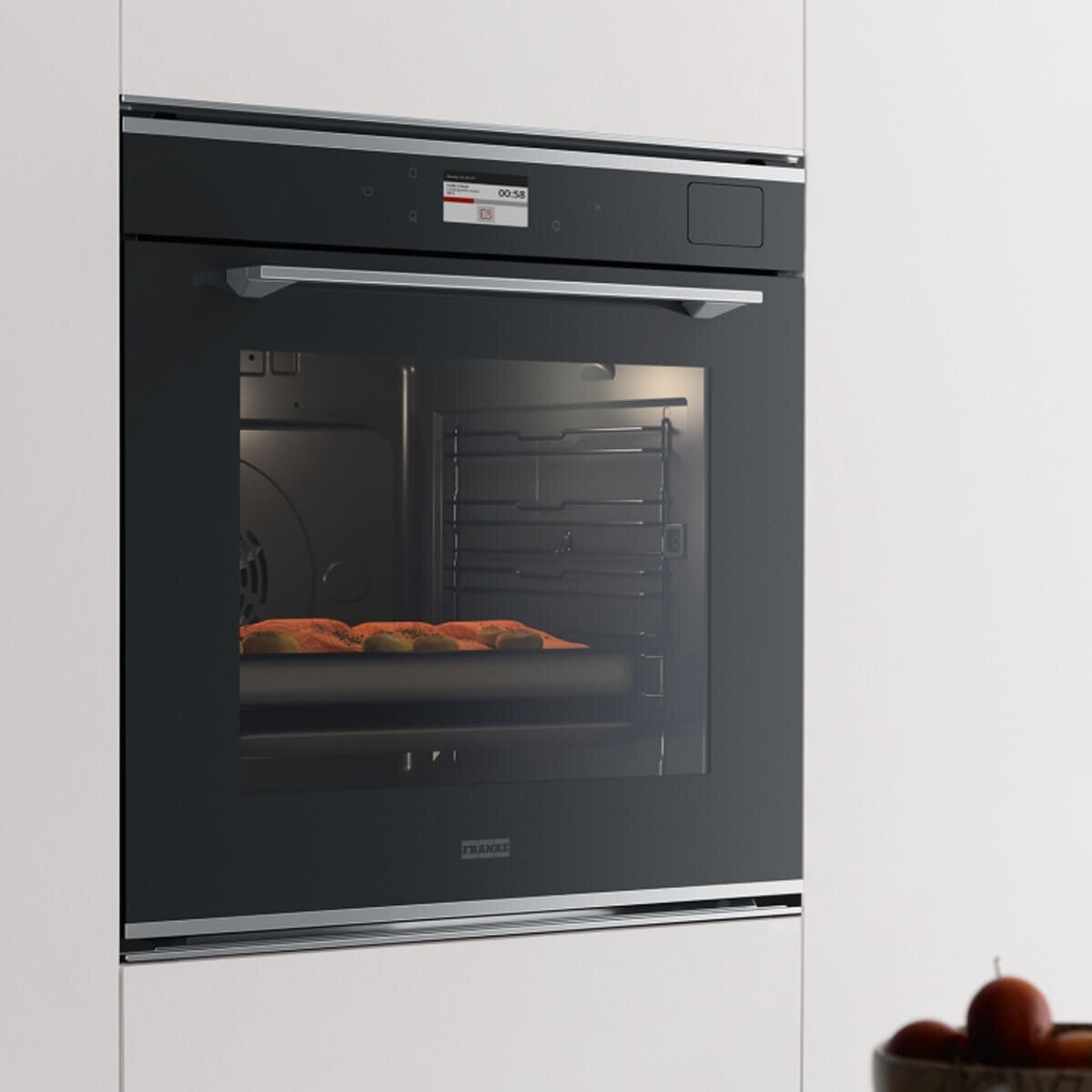 Franke 60cm steam oven - 73L, 16 functions, 1.5L water reservoir, stainless trim - FMY99HSXS