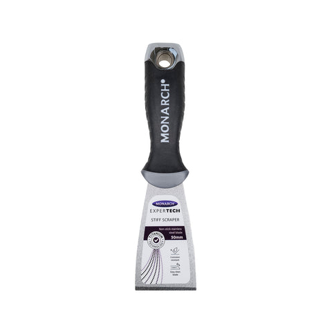 Monarch Expertech 50mm Stainless Steel Stiff Scraper