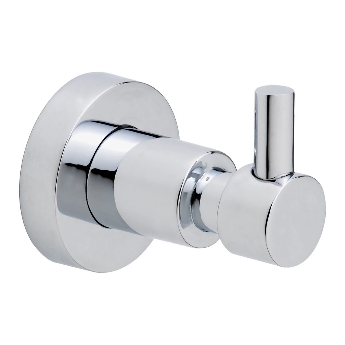 tesa Loxx Self-Adhesive Chromed Metal Bathrobe Hook