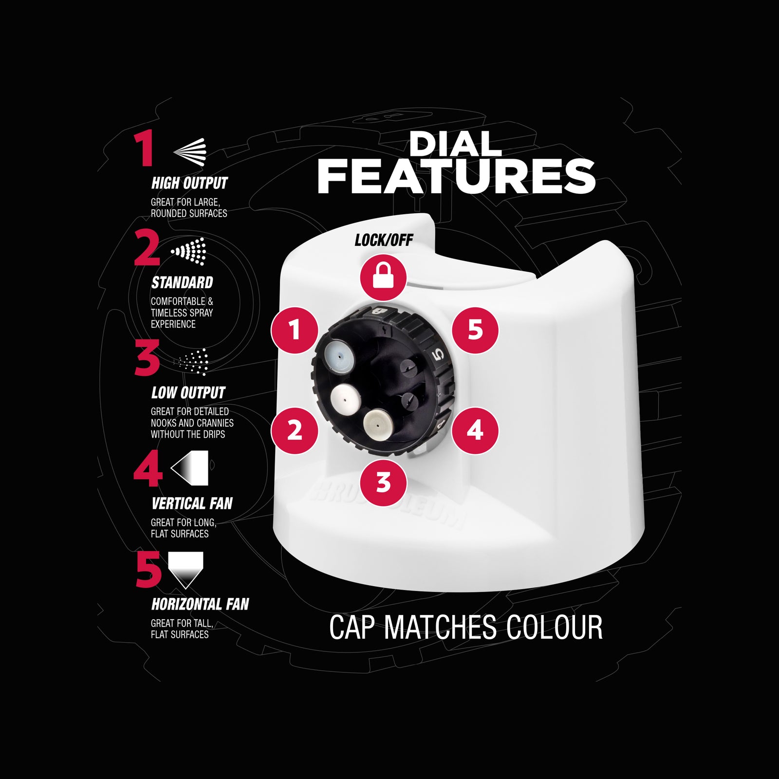 Rust-Oleum Stops Rust Custom 5 In 1 Spray Paint 340g - White Satin Splatter-Resistant