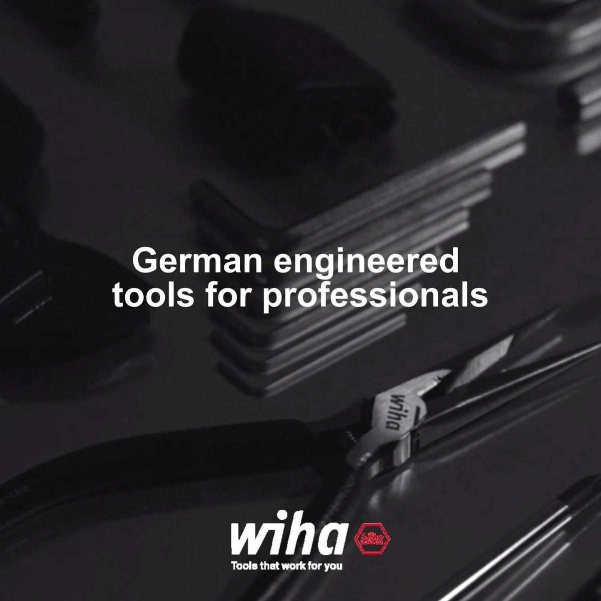 Wiha Flat Jaw Multi Grip Plier - 100mm x 30mm x 310mm - Black - Self-Locking - SuperSaverAU - view 3