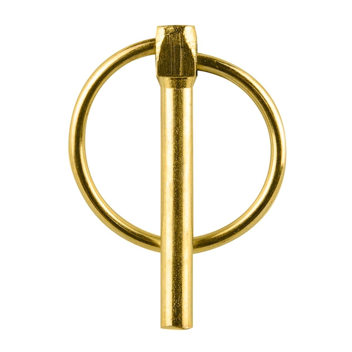 Pinnacle 6mm Yellow Zinc Plated Steel Lynch Pin - 2 Pack