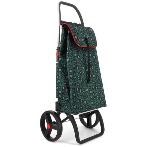 Rolser I-Max Wild big wheel folding trolley - Green aluminium chassis - Removable wheels - R-IMX568-1002
