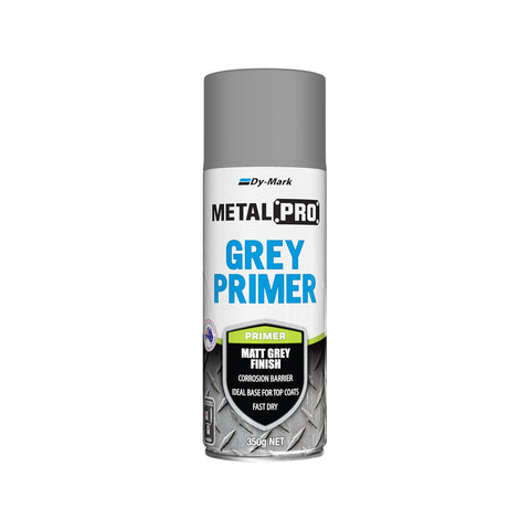 Dy-Mark MetalPro Grey Primer 350g Anti-Corrosion Metal Spray Primer