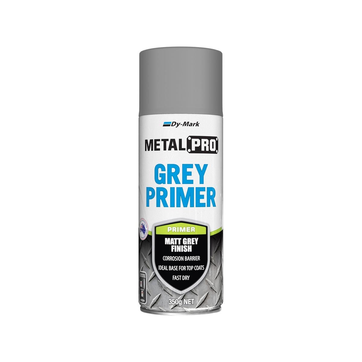 Dy-Mark MetalPro Grey Primer 350g Anti-Corrosion Metal Spray Primer