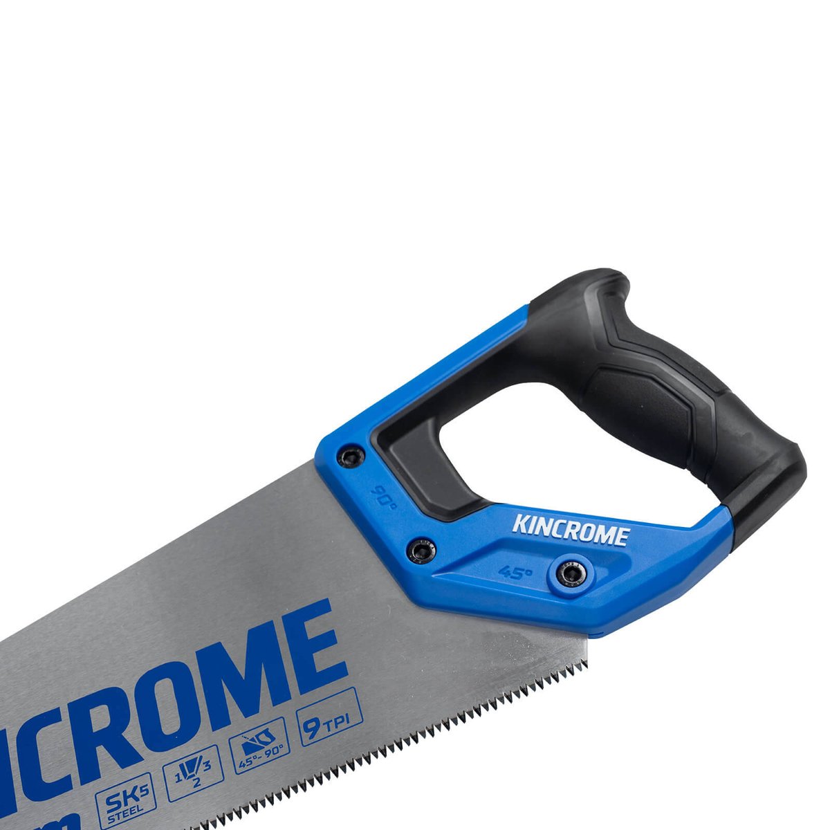 Kincrome 500mm Handsaw - SK5 Steel Blade - Ergonomic Soft Grip Handle - SuperSaverAU - view 3