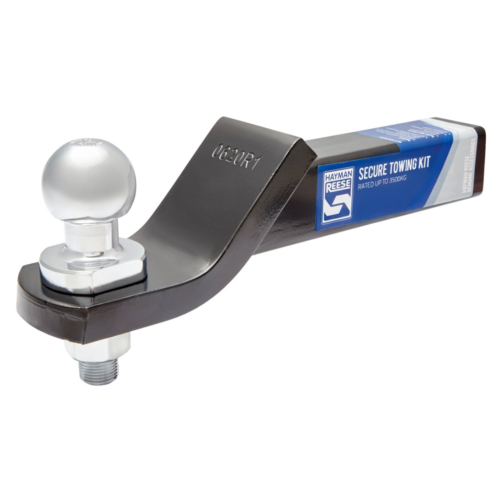 Hayman Reese 50mm Tow Ball Mount Security Kit 3500kg with Lockable Hitch Pin
