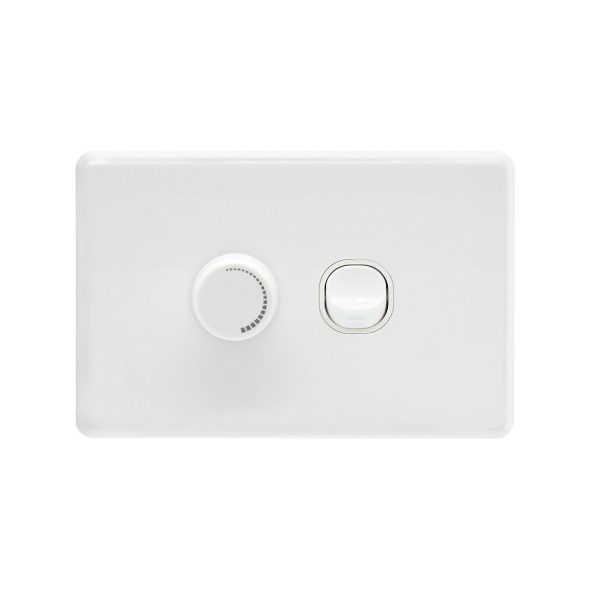 DETA 200W 250V Universal Electronic Dimmer with X6 Wall Switch 6180B