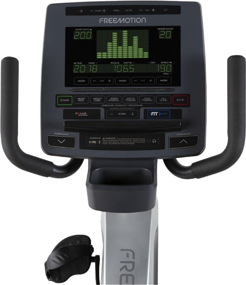 Freemotion r8.9b recumbent exercise bike - 24 resistance levels - 14 workouts - iFIT enabled - VMEX82018