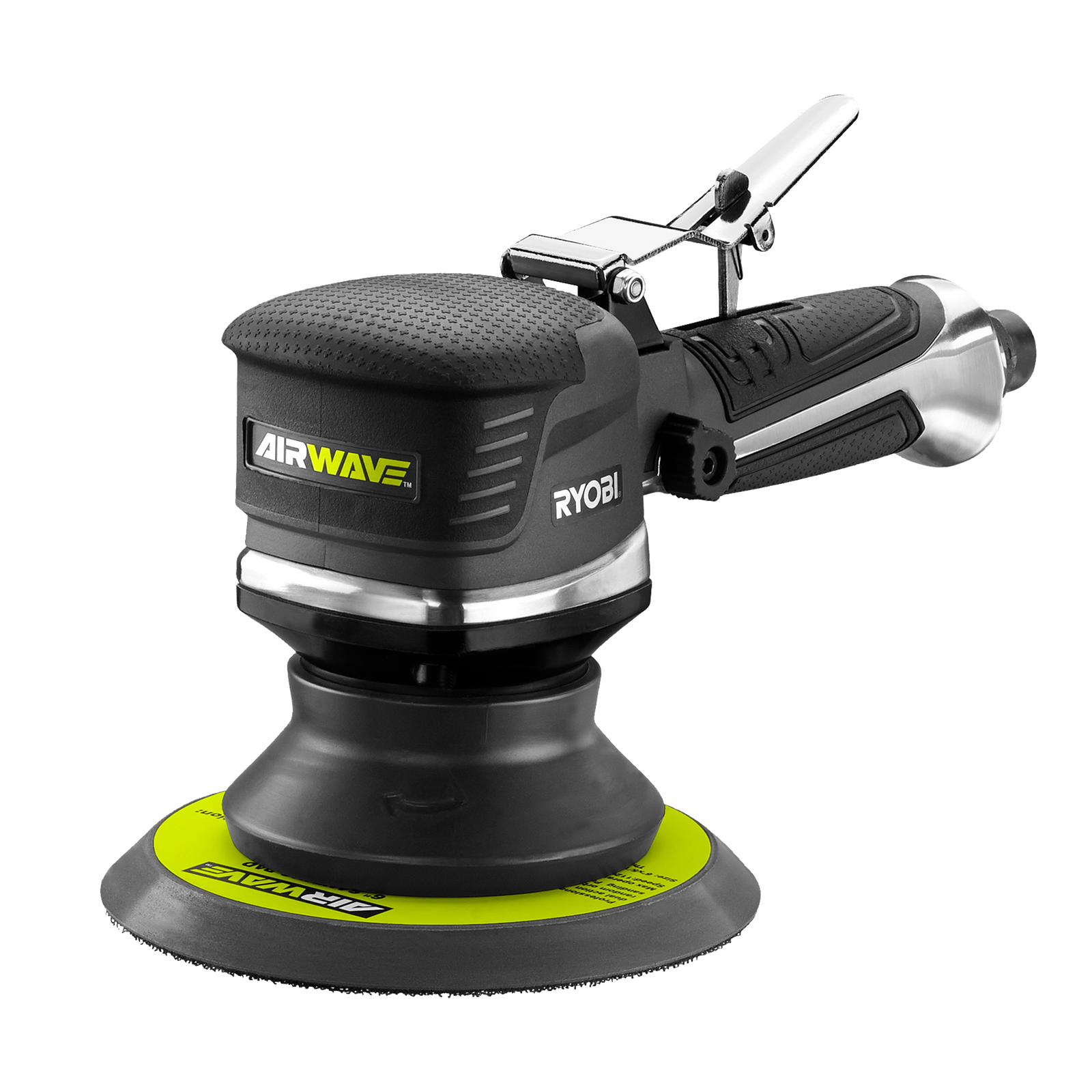 Ryobi Airwave 150mm Air Dual Action Sander, 90PSI, Black/Grey RA-DAS150-B