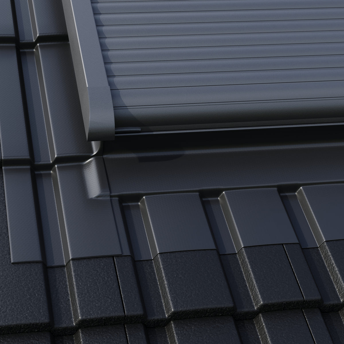 Wakaflex 560mm x 5m Black Lead Free Roof Flashing with Aluminium Mesh