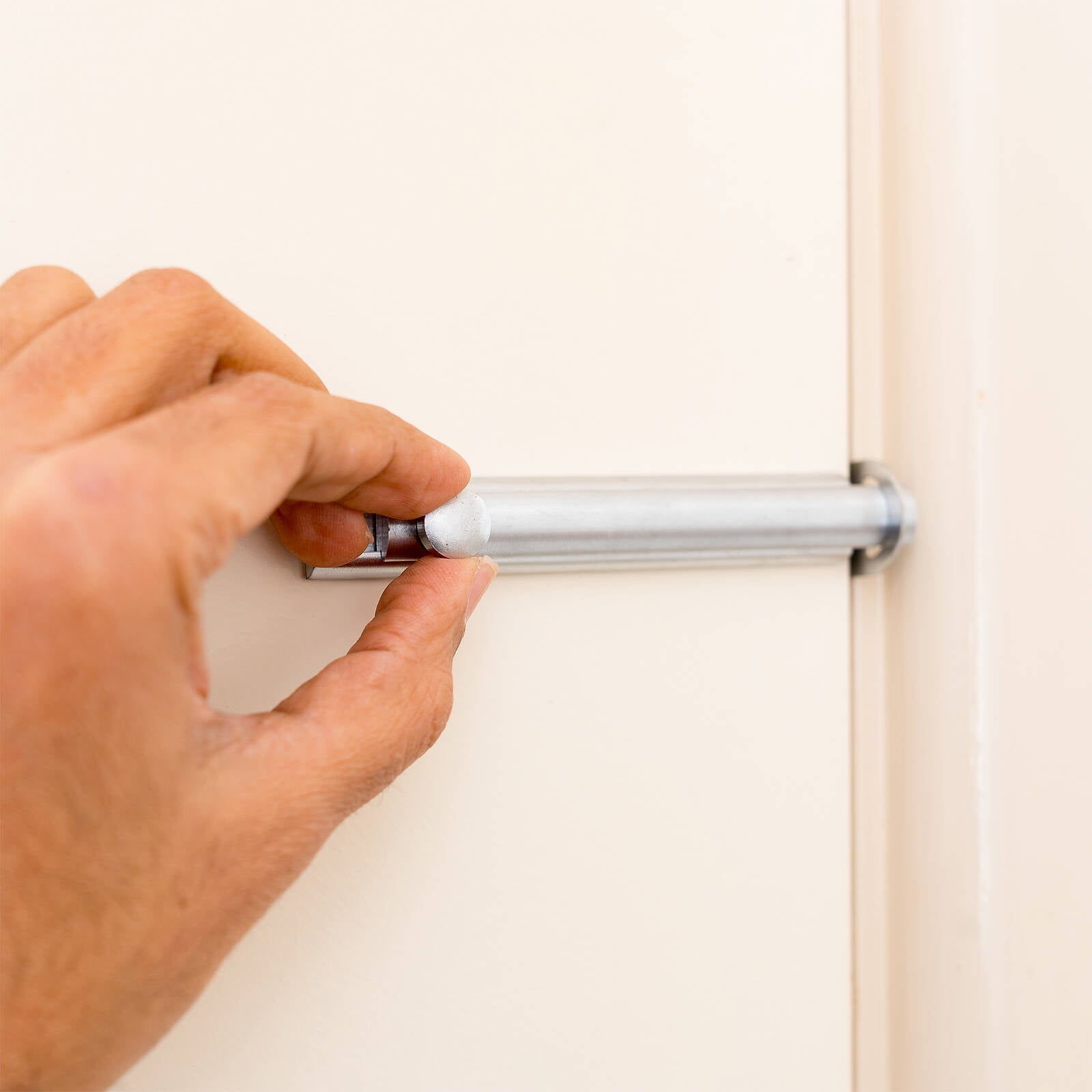 Taskmaster 100mm Satin Chrome Solid Brass Surface Bolt