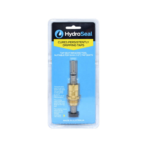 HydroSeal 12mm Tap Seat Refacing Tool Brass and Stainless Steel