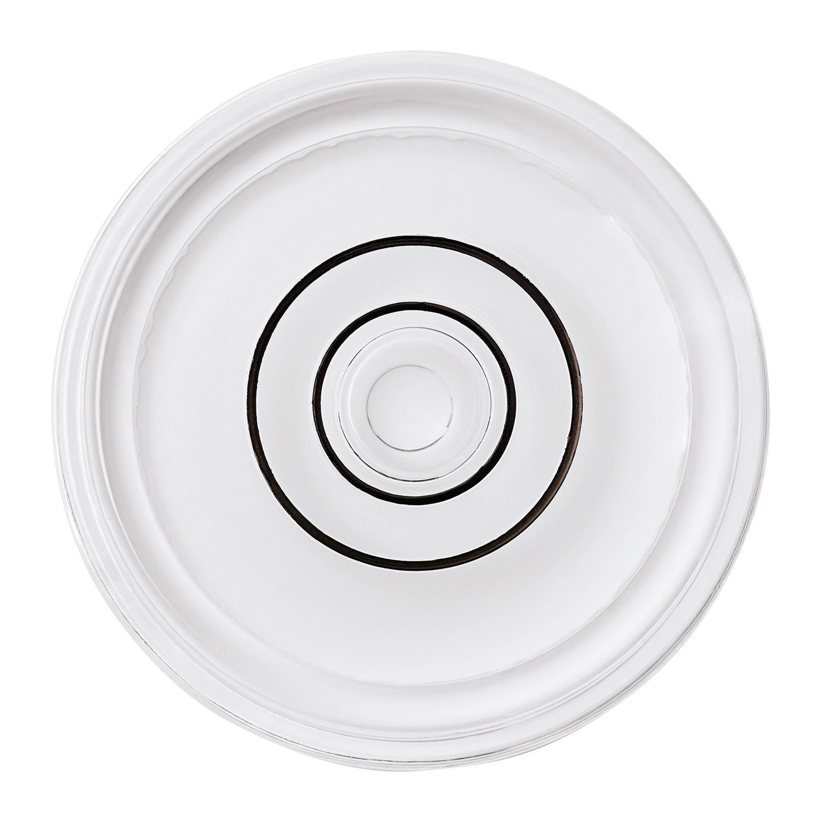 Empire Bullseye Surface Level, Plastic, Waterproof, Circular Spirit Level, White