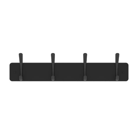 Mode Black Board Hat and Coat Rack 4 Hooks