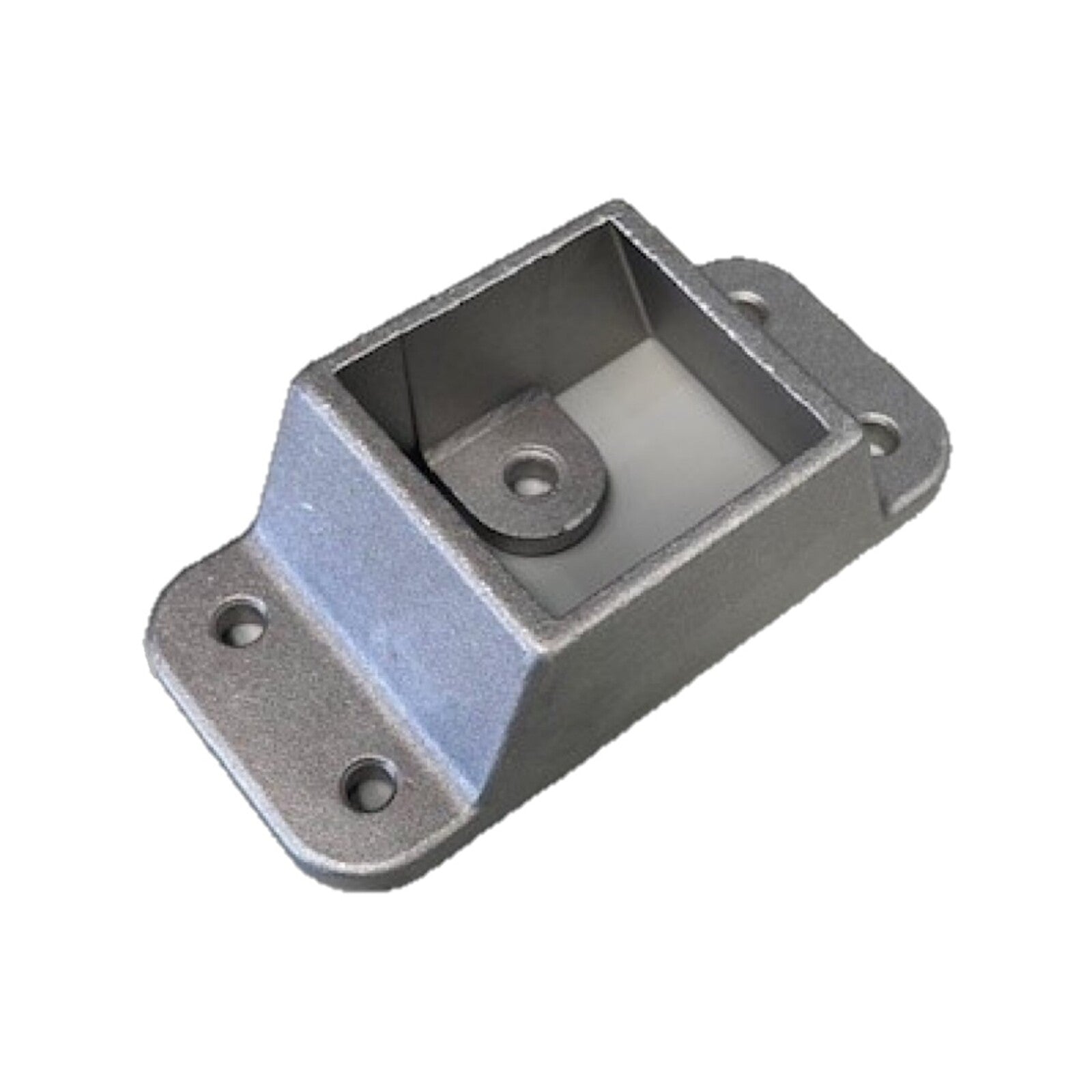 Australian Handyman Supplies 50 x 50mm Alloy Double Lug Fence Bracket, Silver
