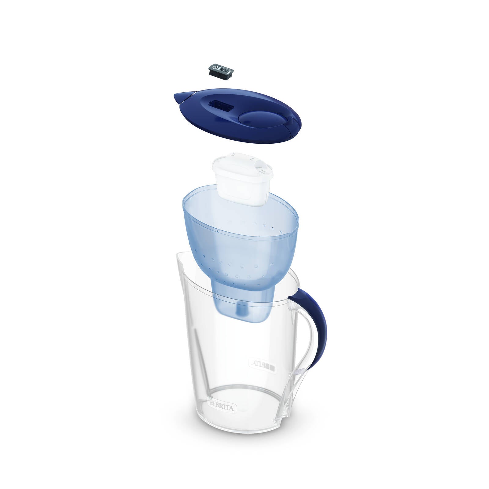 Brita Marella XL 3.5L Water Filter Jug with 3 Maxtra Pro Filters, Blue