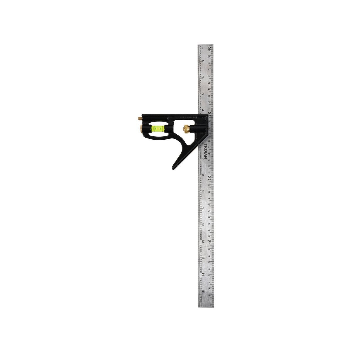 Trojan 400mm Stainless Steel Combination Square - Precision Tool - Durable - SuperSaverAU - view 2