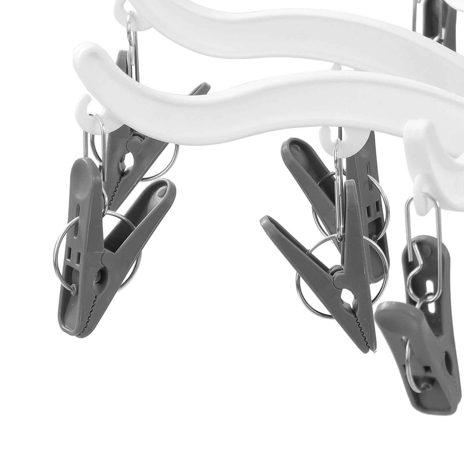Boxsweden Delicates Clothes Hanger - 16 Peg White PP Sock & Underwear Dryer