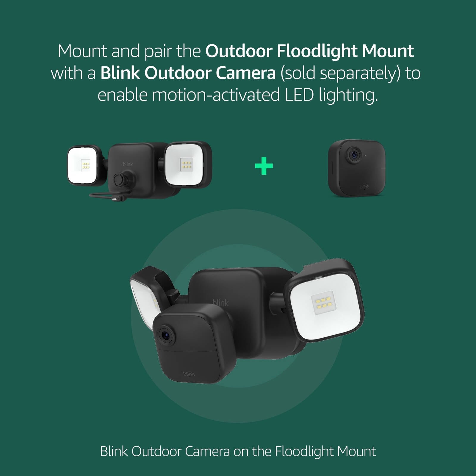Blink Outdoor Floodlight Mount, Black
