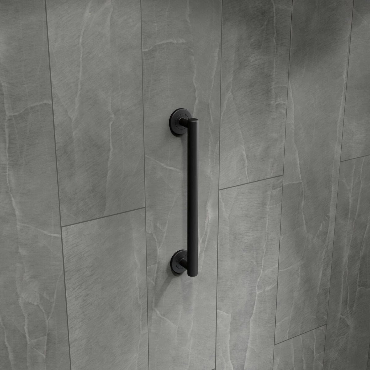 evekare 450mm Matte Black Linear Grab Rail