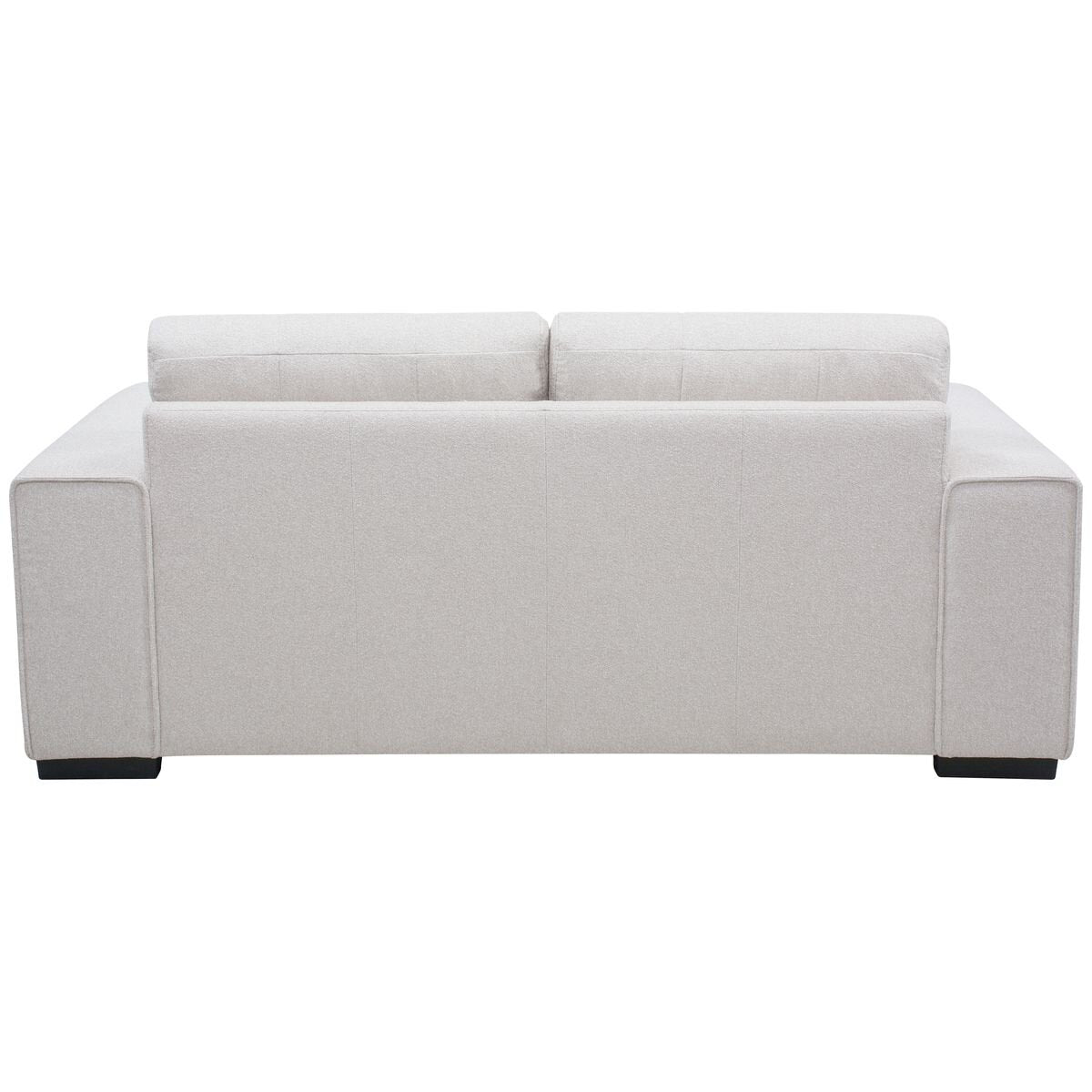 Ostro Furniture Bella 2 seater sofa - beige fabric with plush foam seats and strong frame - 25005000
