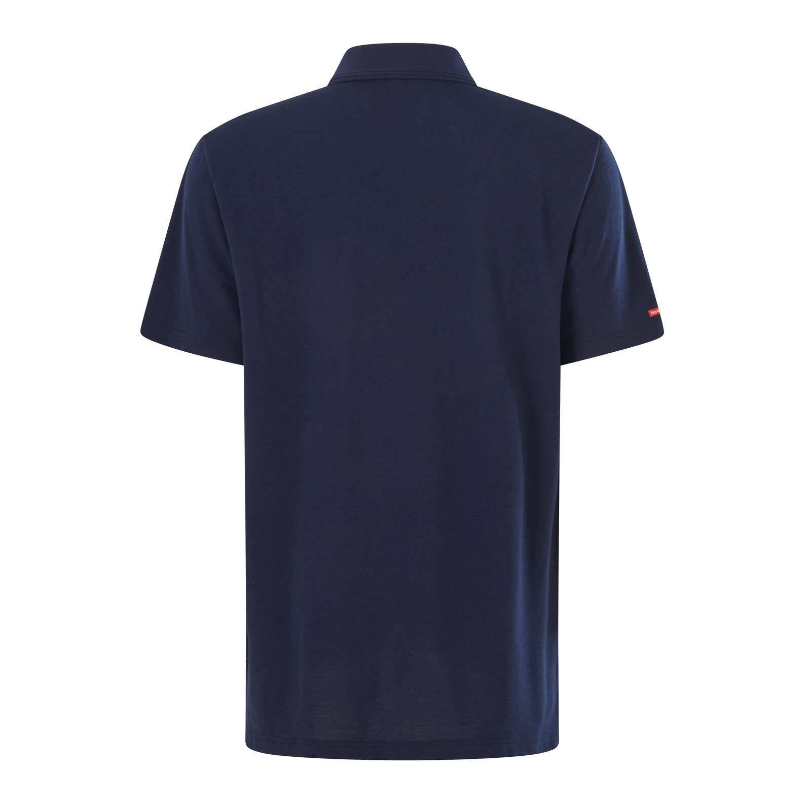 Hard Yakka Short Sleeve Polo, Navy, 190gsm Polyester Cotton Pique, Chest Pocket, Size M