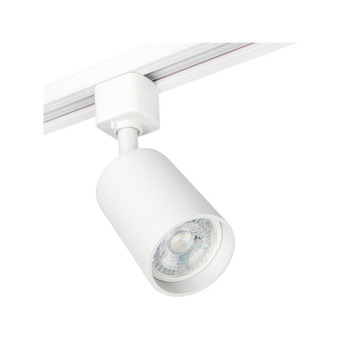 Brilliant Naj White GU10 Single Add-On Track Light 7W 240V 21688/05
