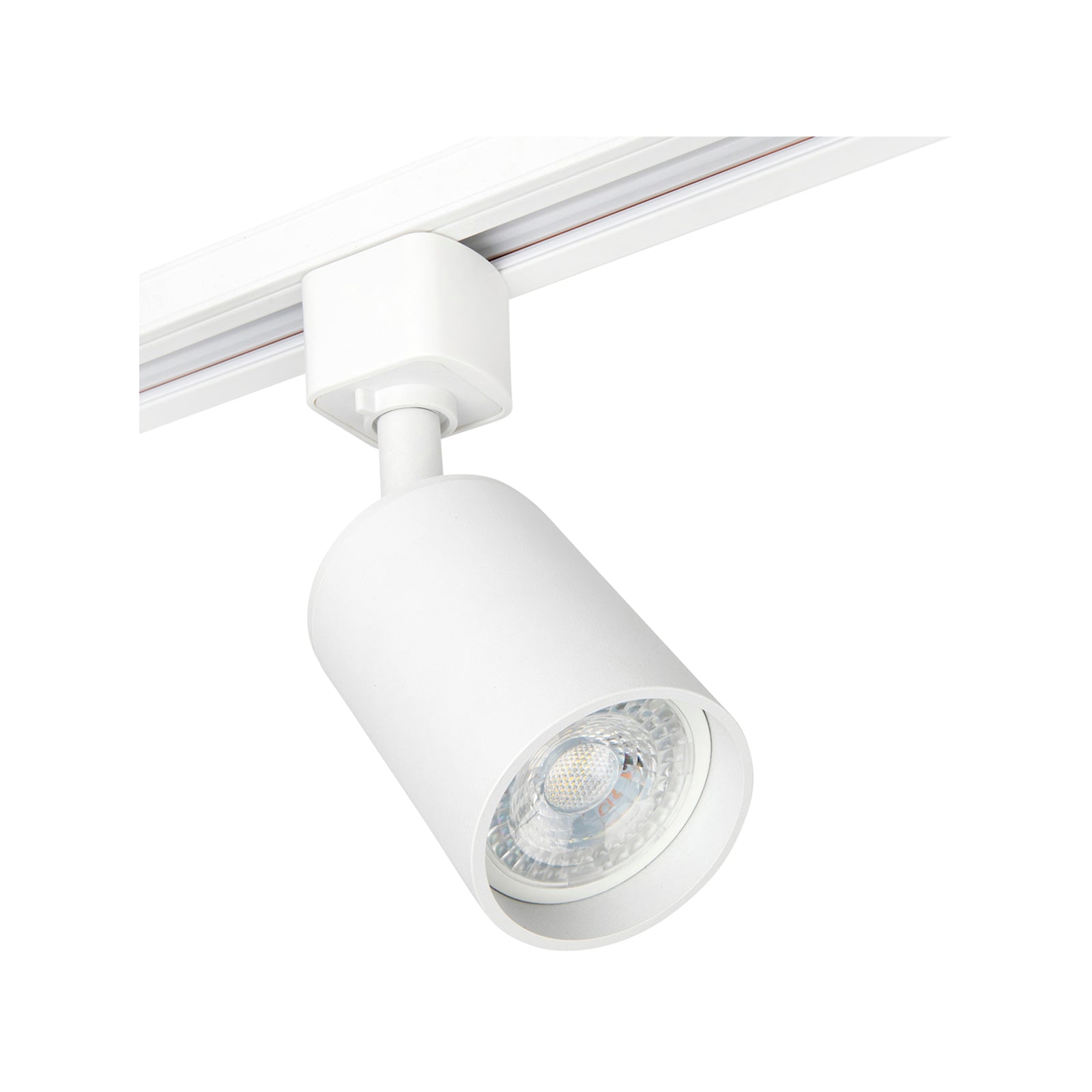 Brilliant Naj White GU10 Single Add-On Track Light 7W 240V 21688/05