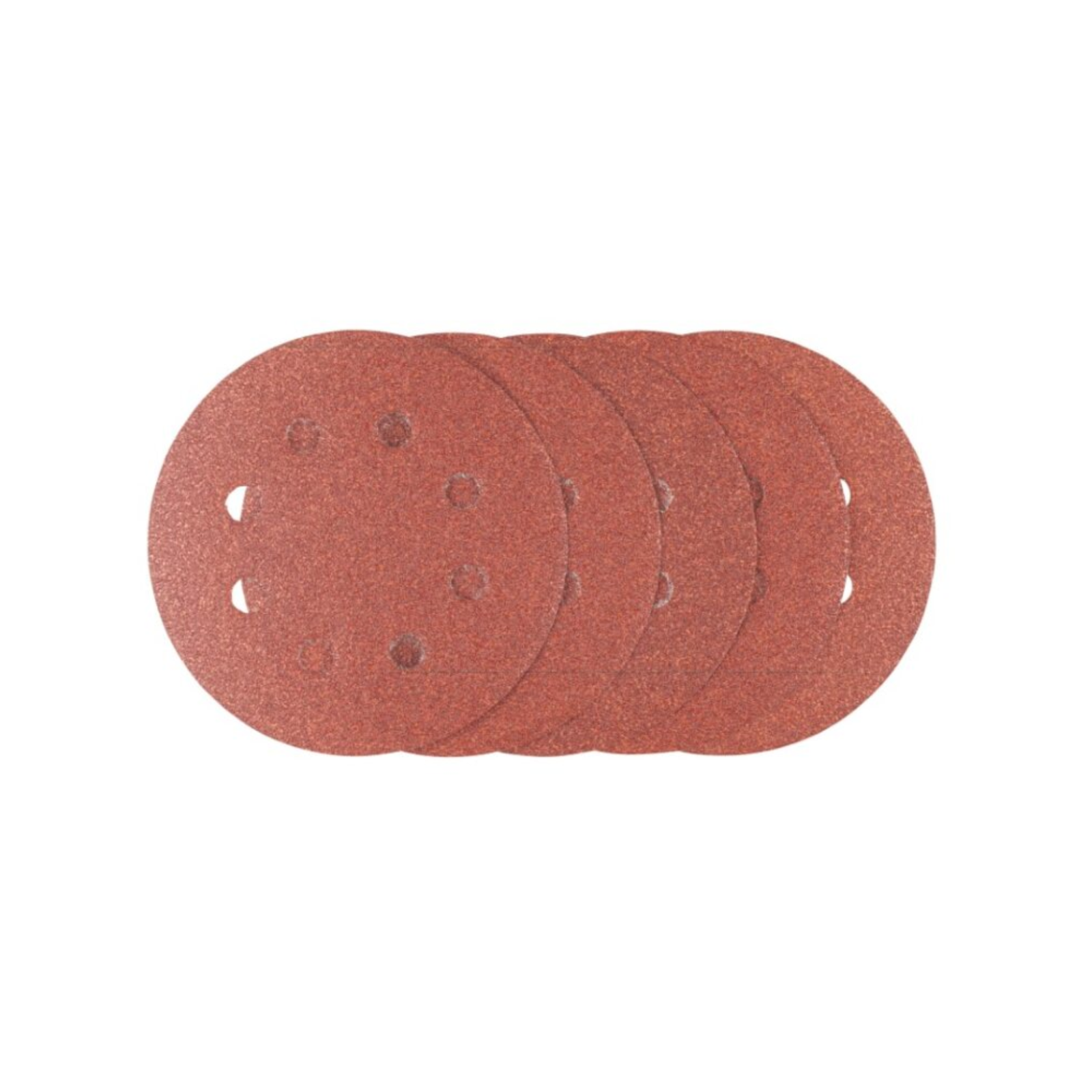 Irwin 115mm 80 Grit Quick Fit Random Orbital Sanding Discs 5 Pack, 8 Holes