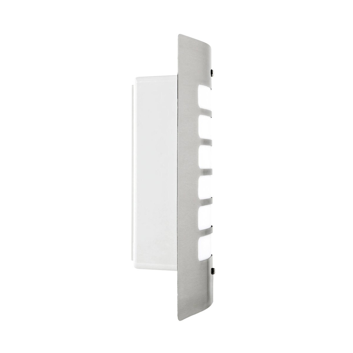 Brilliant Lighting Queenslander Curved Outdoor Wall Light E27 Stainless Steel Hardwired 17361/16